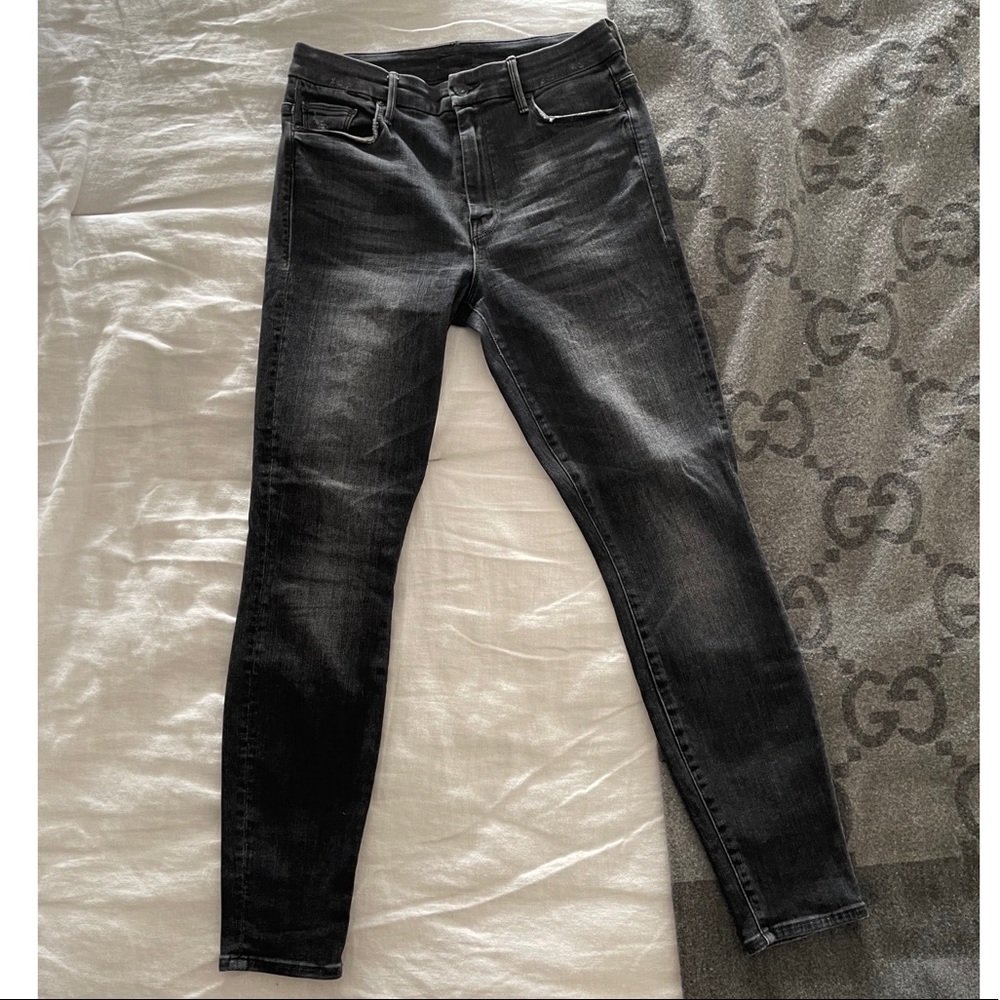 MOTHER Denim High Waisted Ankle Skinny